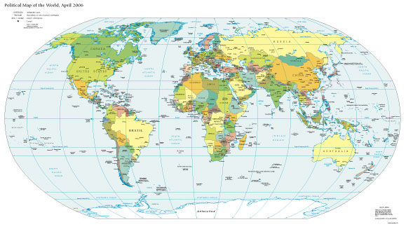 Political Map of the World Map